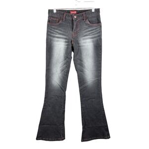 Vintage Apple Bottom Jeans Womens 30 Low Rise Flare Y2K Dark 90s Embroidered